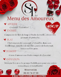 Menu S&L Restaurant Bar Vin Tapas Page 1