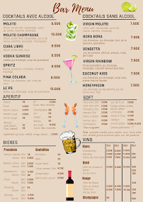 Menu Chez Julien Page 1