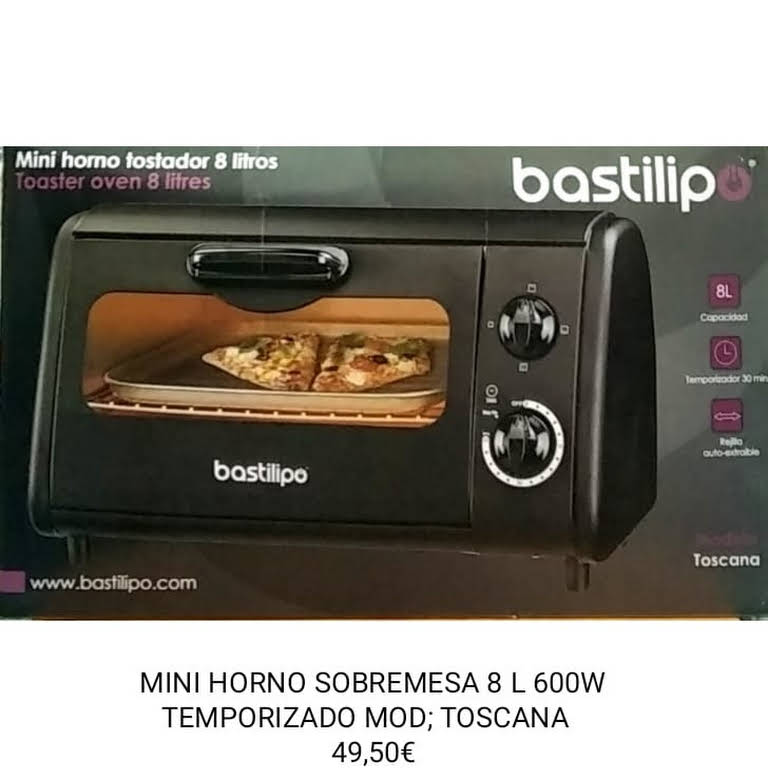 Mini horno tostador Toscana