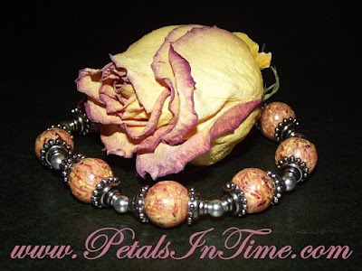 Petals In Time memory bead jewelry