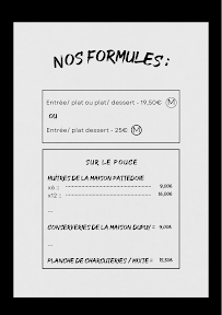 Menu Restaurant Le 19ème -- Golf d'Oléron Page 1