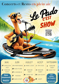 Menu Le PADO-RESTAURANT en Plein Air de la Base SESSIONRAFT Page 3