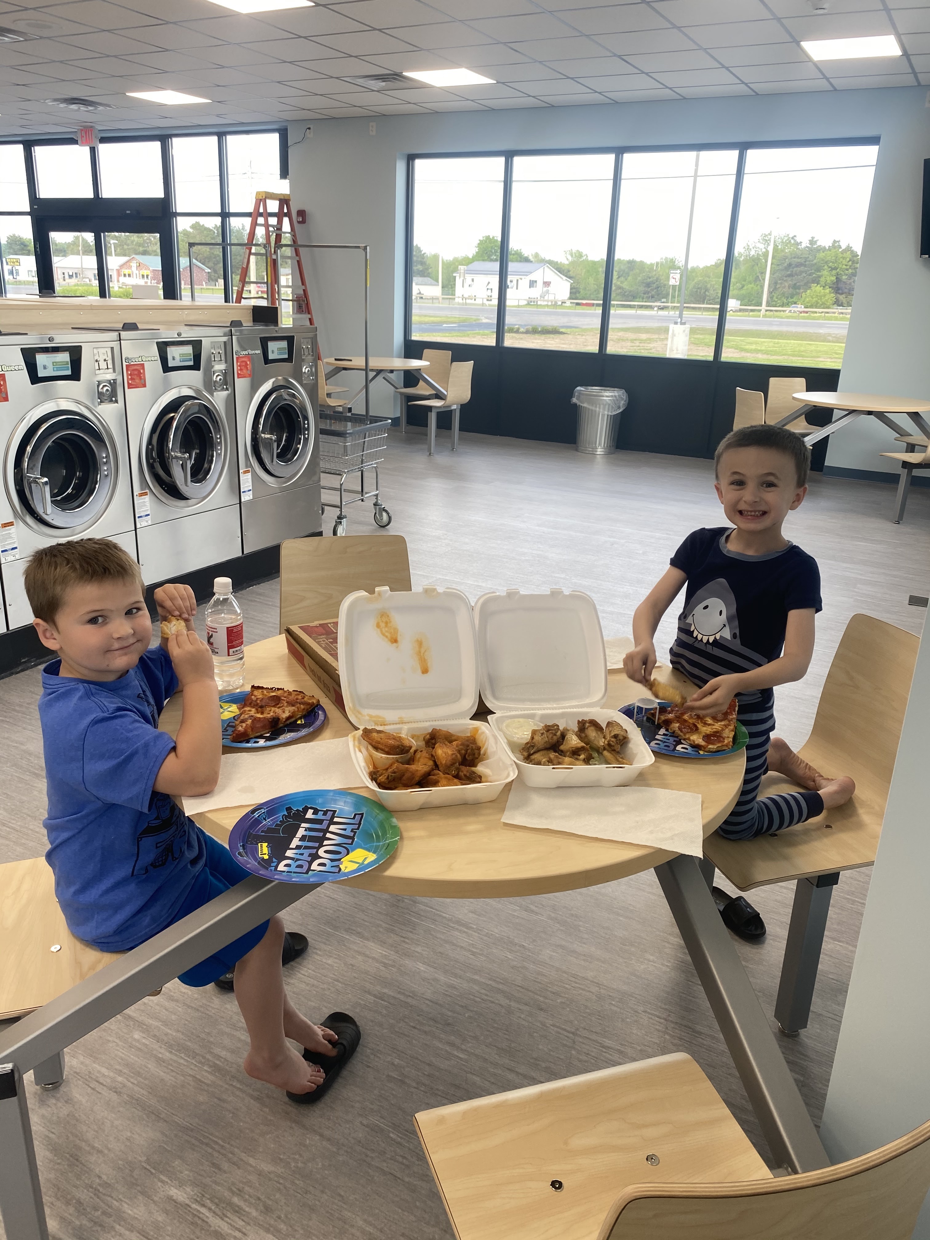 Clean laundry equipment at Laundry 24 in Evans Mills, NY