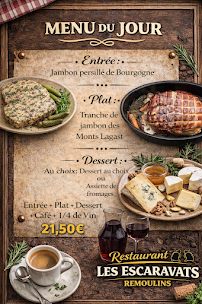 Menu Restaurant Les Escaravats Page 2