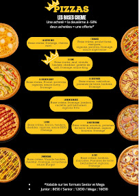 Menu King pizza Page 1