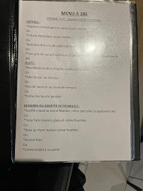 Menu A La Frégate Page 1