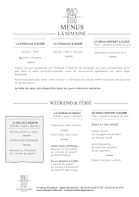 Menu Auberge d'ici & d'ailleurs - Chambres d'hôtes et restaurant Page 8