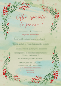 Menu Le Jardin Du Bonheur Page 14