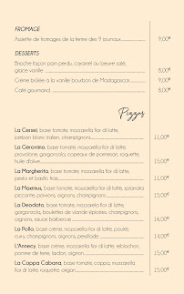 Menu Le Kervegon - Restaurant Bouguenais Page 1