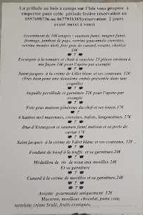 Menu La Grillade Au Bois Page 1