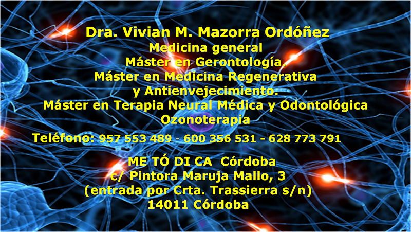 Terapia Neural médica -Medicina Integrativa – Medicina Regenerativa – ME TÓ DI CA. Córdoba