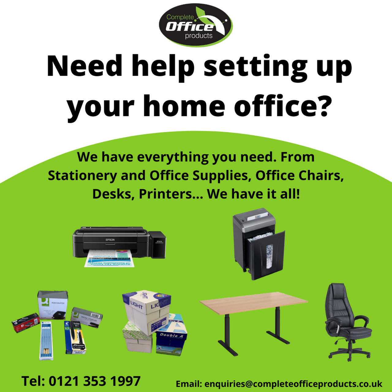 Complete Office Products Ltd. Office Equipment Supplier