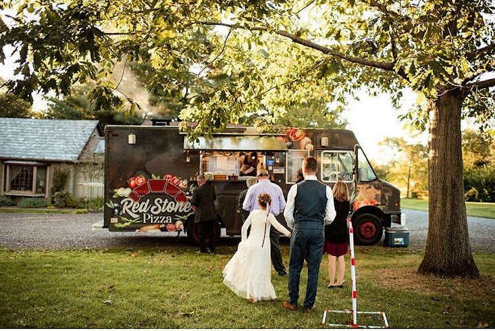 Red Stone Pizza Truck by null