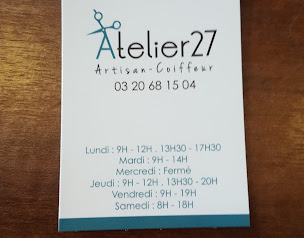 Photo n°2 de Atelier 27 Artisan - Coiffeur à Aubers (Salon de coiffure)