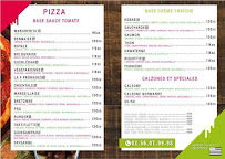Menu Le mur a pizzas express neulliac Page 1