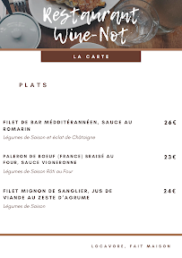 Menu Le Wine-Not Page 5