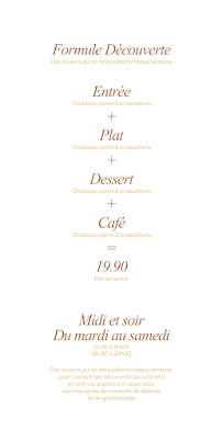 Menu Le Restaurant du SPA Page 13