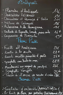 Menu La Scarpetta Page 1