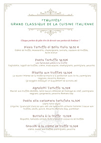 Menu L'Atelier de Francisco - Restaurant italien - Besançon Page 2