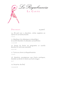 Menu La Roquebrunoise – Restaurant Vue Mer et Château à Roquebrune-Cap-Martin Page 11