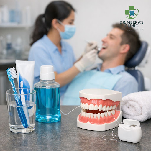 Good oral hygiene is the foundation of a confident smile and overall health. At Dr. Meera’s Clini… post image