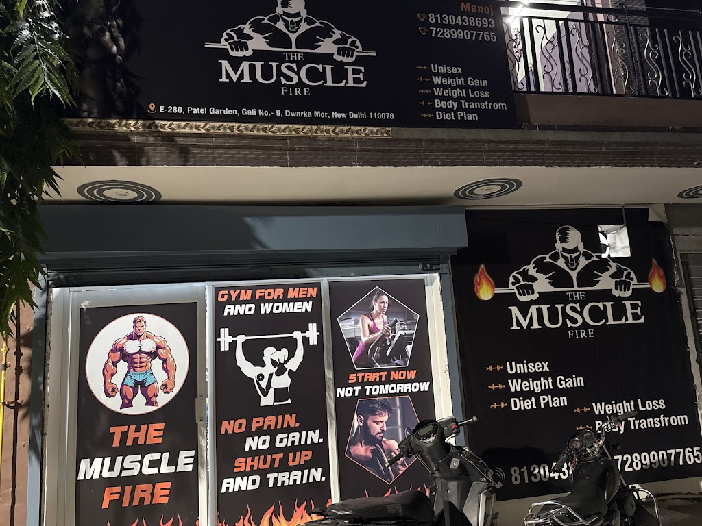 The Muscle Fire Gym Best Gym In Dwarka