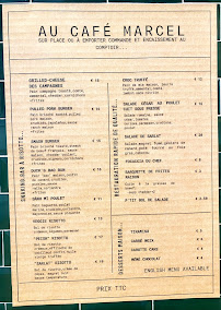 Menu Café Marcel Sarlat Page 5