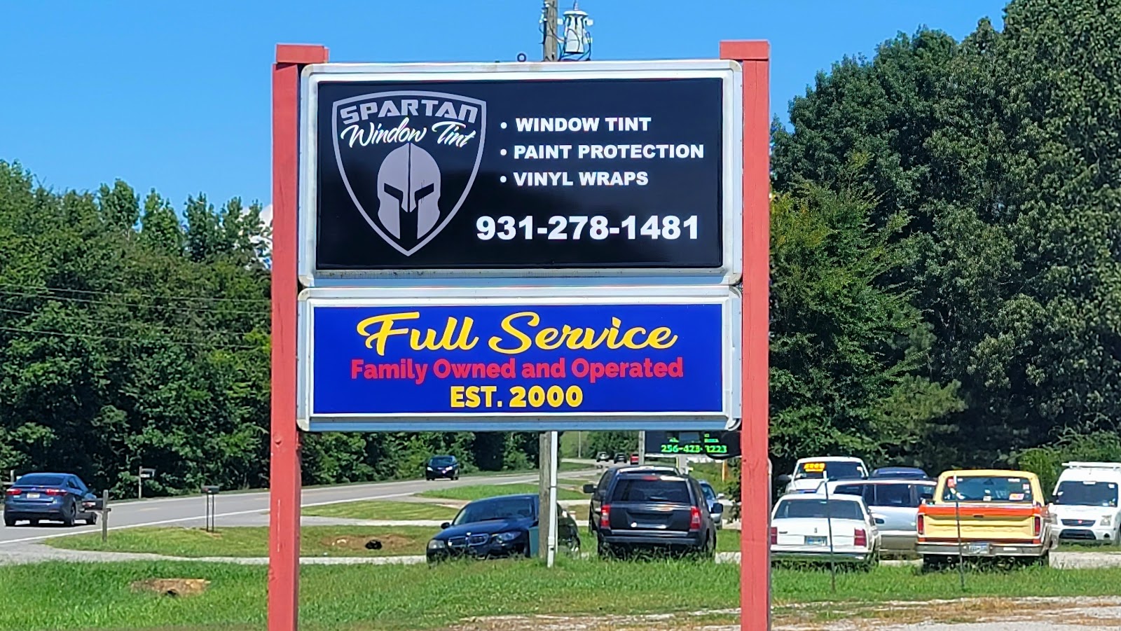 Street view of Spartan window tint