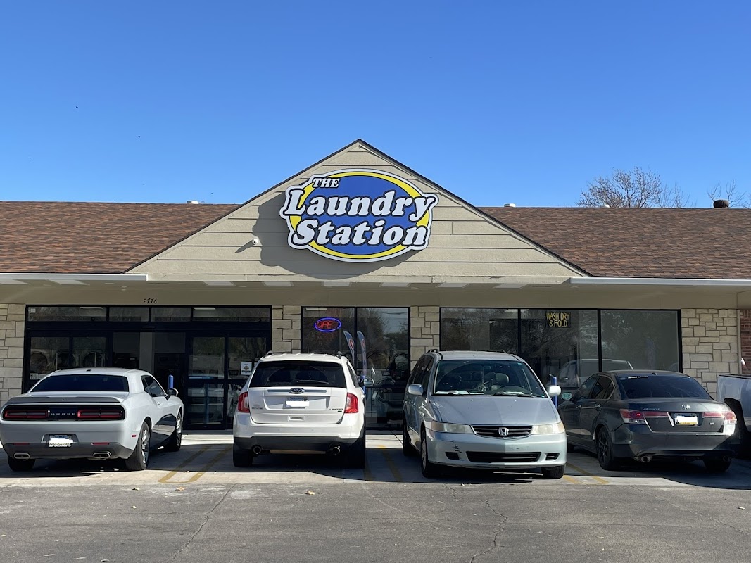 The Laundry Station laundromat interior in Wichita, KS