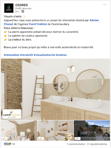 Nous avons récemment eu le plaisir de voir certains de...