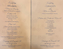 Menu Le Village du Phare - Huîtres et fruits de mer Page 1