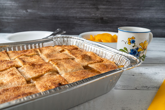Aunt Evelyn's Peach Cobbler by null