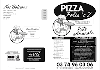 Menu Pizza folie's 2 Audruicq Page 2