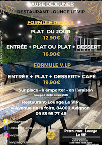 Menu LE VIP | Restaurant Avignon Page 1