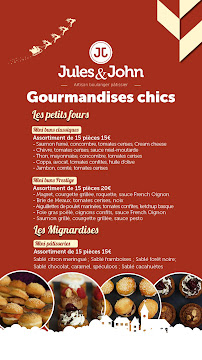 Menu Jules & John Page 1