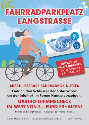 Fahrradabstellboxen auf dem Schweinemarkt