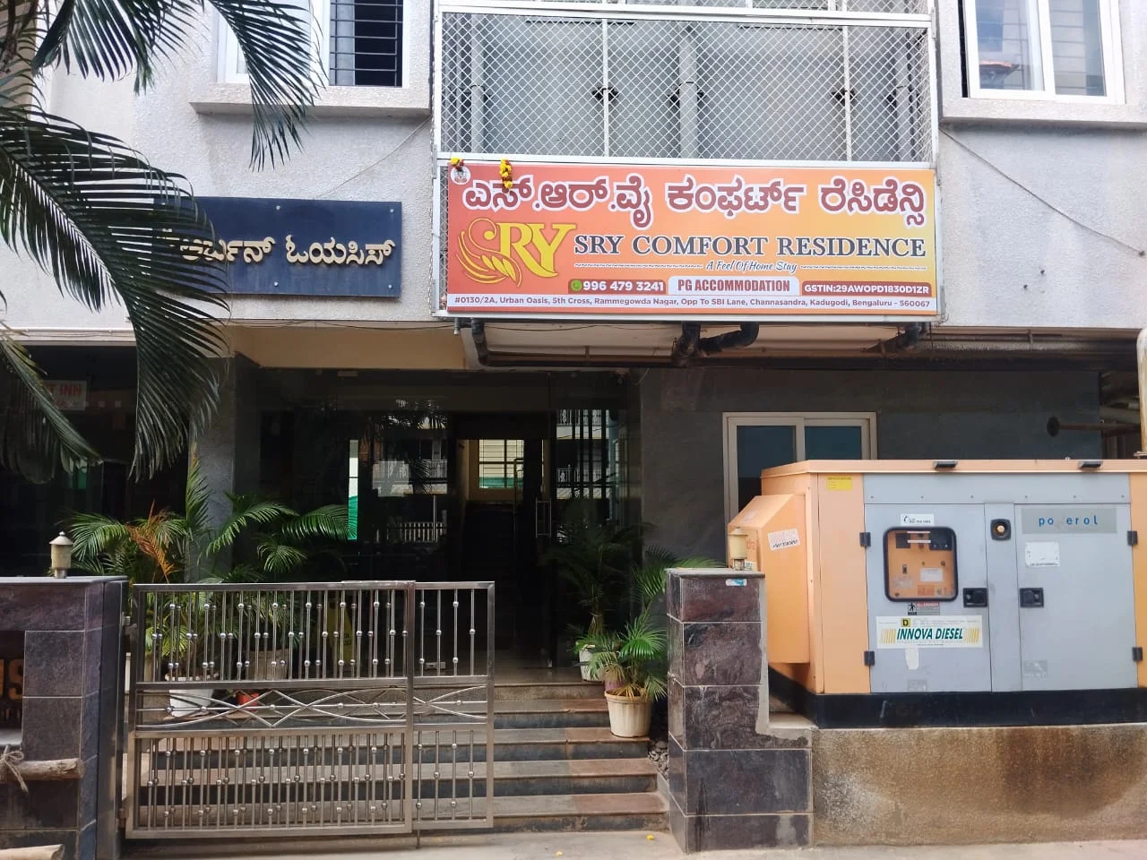 SRY COMFORT RESIDENCE - Best PG and Co-living ITPL Kadugodi