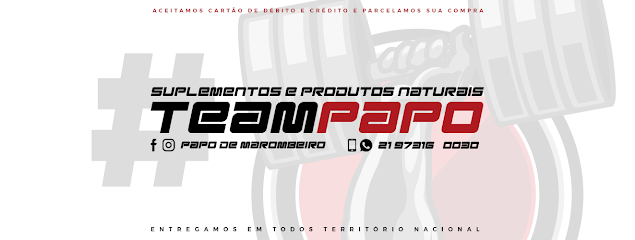 Loja de Suplementos Papo de Marombeiro – Whey Protein – Creatina – Pré Treino – Ômega 3