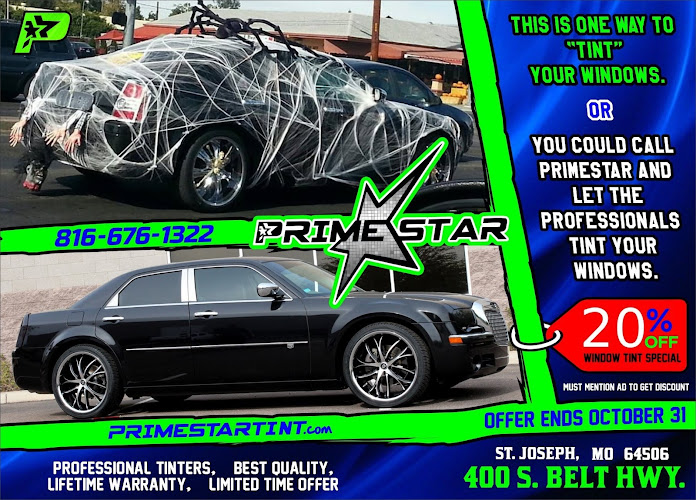Prime Star Customs Window Tint in St Joseph