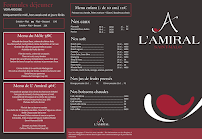 Menu L'Amiral Saint-Malo Page 2