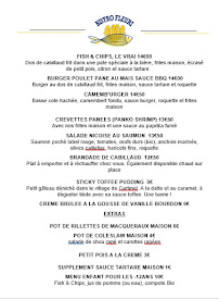 Menu Le Bistro Fleuri Page 4