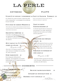 Menu Restaurant La Perle Page 2