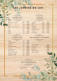 Menu Les Jardins du Lac Bauduen Page 1