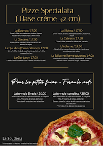 Menu La Scuderia Page 1