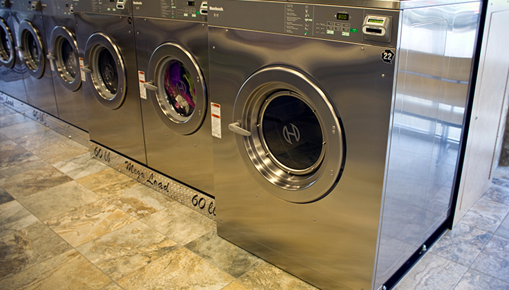 Spot Laundromat facility with washing machines in Hagerstown