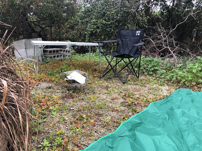 レンタルたき火場田舎の庭先