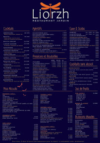 Menu Le Liorzh Page 1