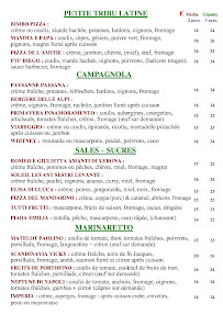 Menu Le Petit Artisan Artigiano Page 3