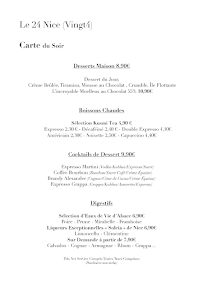 Menu Le Vingt4 Page 2