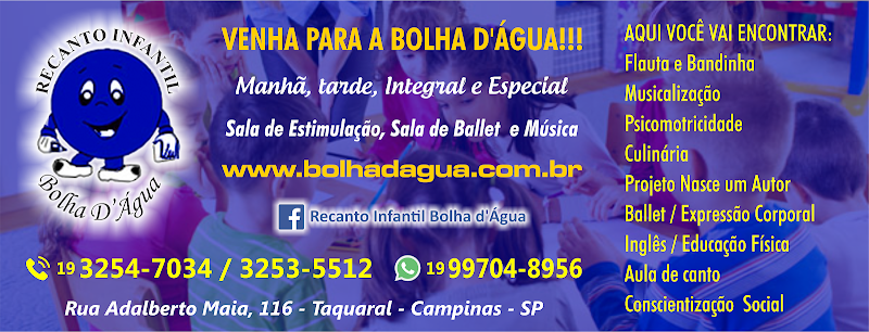 Recanto Infantil Bolha D'água